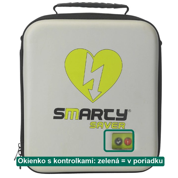 Smarty Saver v taške, vyznačené okienko s kontrolkami